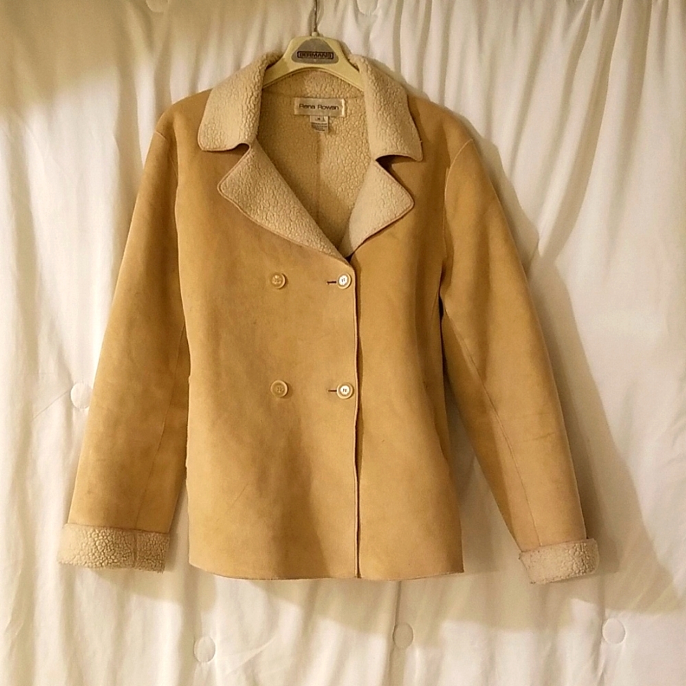 Ladies Faux Suede Jacket